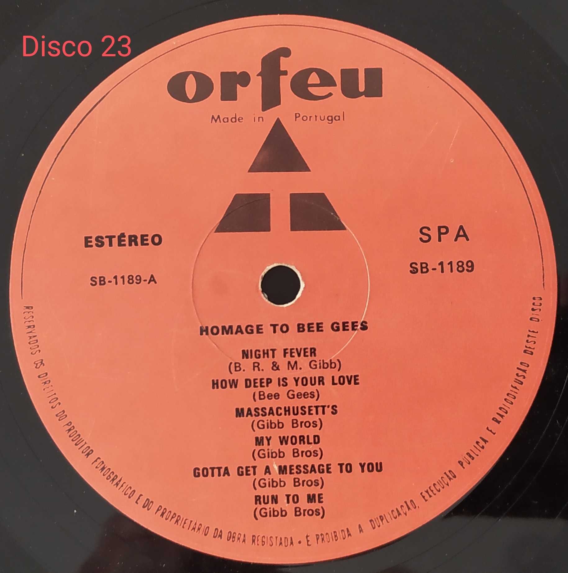 Bee Gees Homage To LP Disco 23