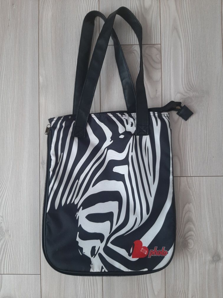 Torba na ramię zebra nowa bez metki