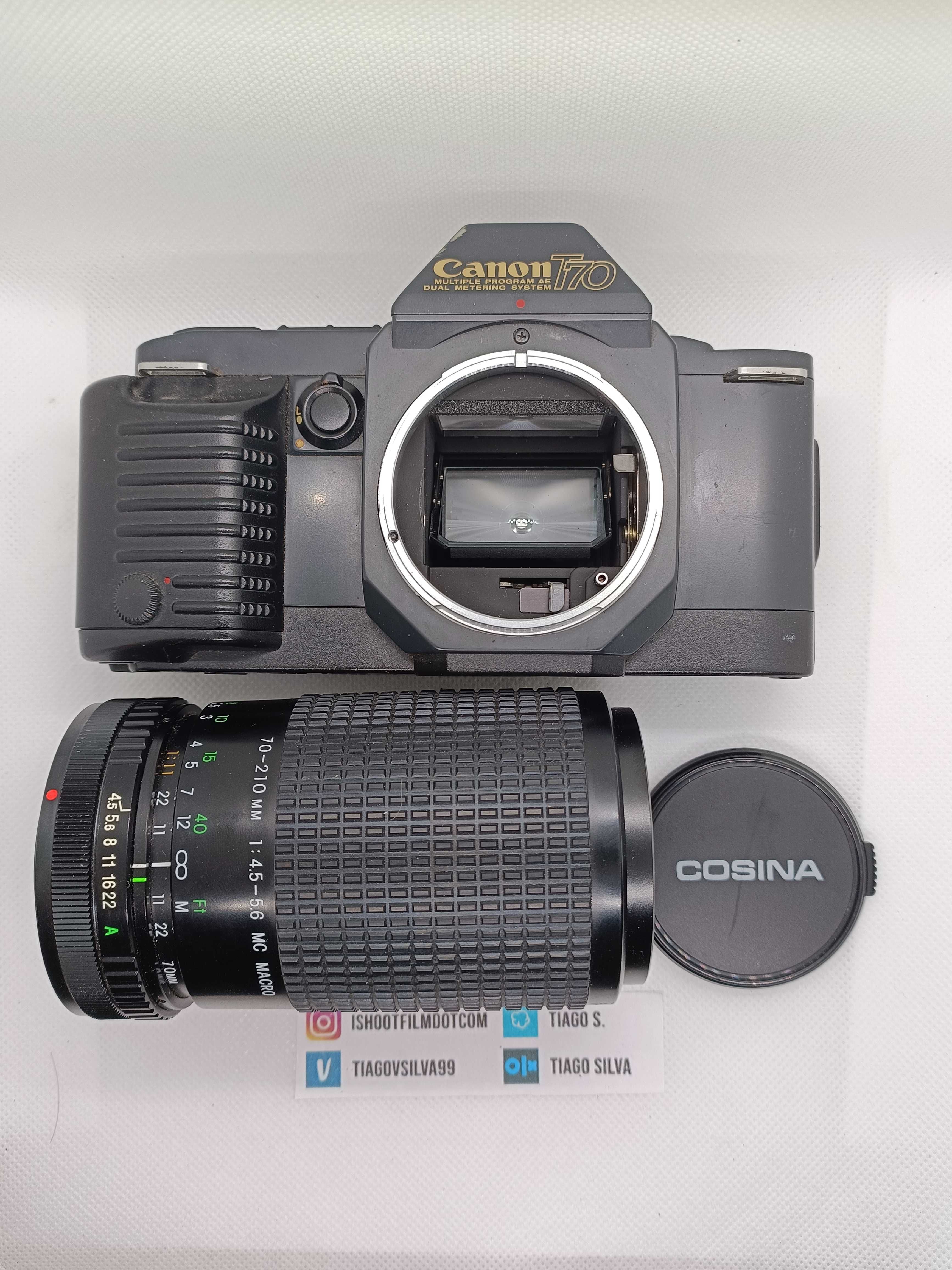 Canon T70 + Cosina 70-210mm f/4.5-5.6