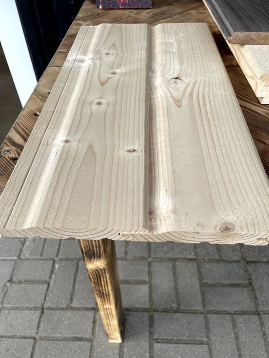 Deska elewacyjna faza, softline, szorstka, ukryty montaż.