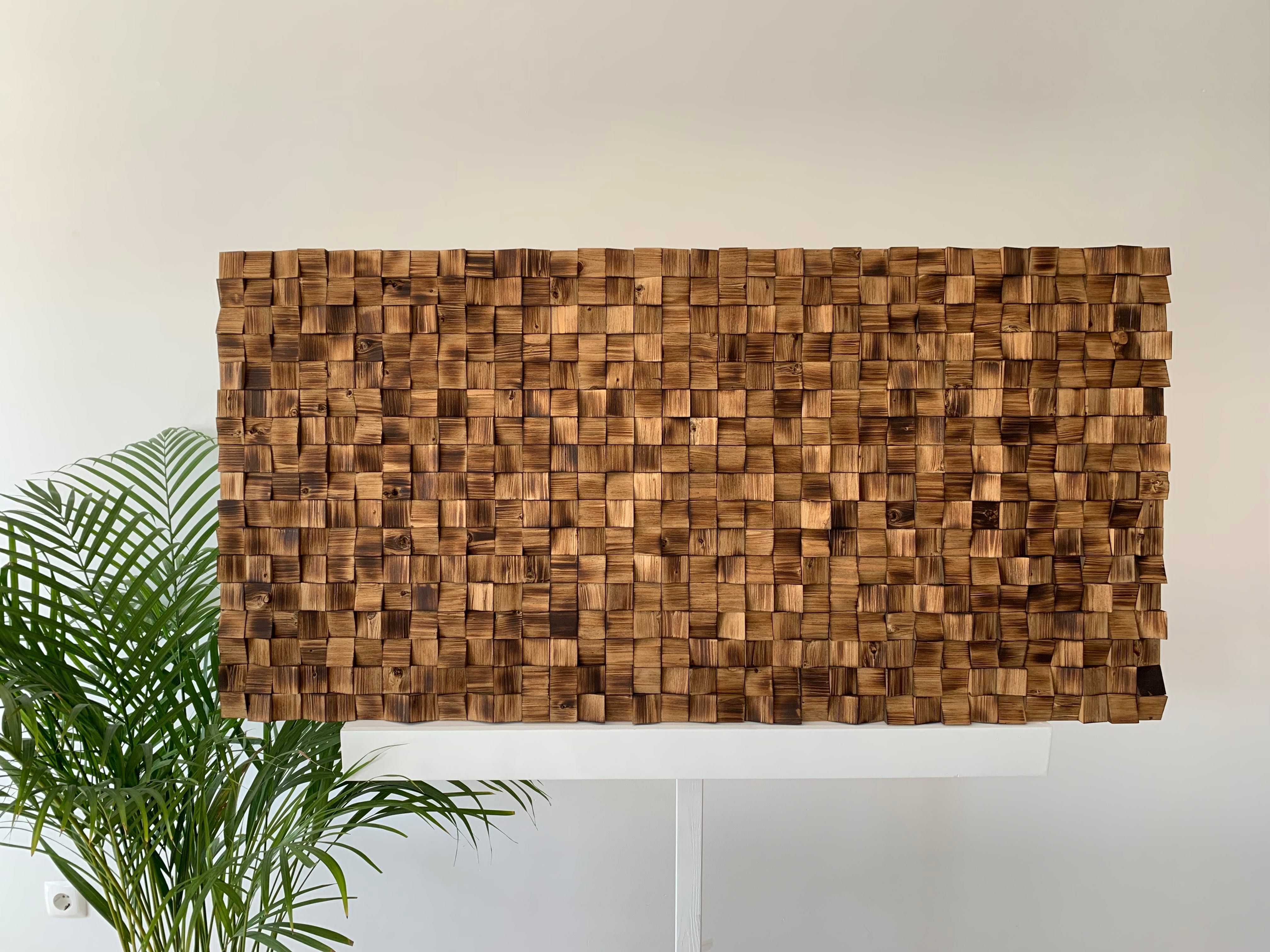 Mosaico de madeira moderno