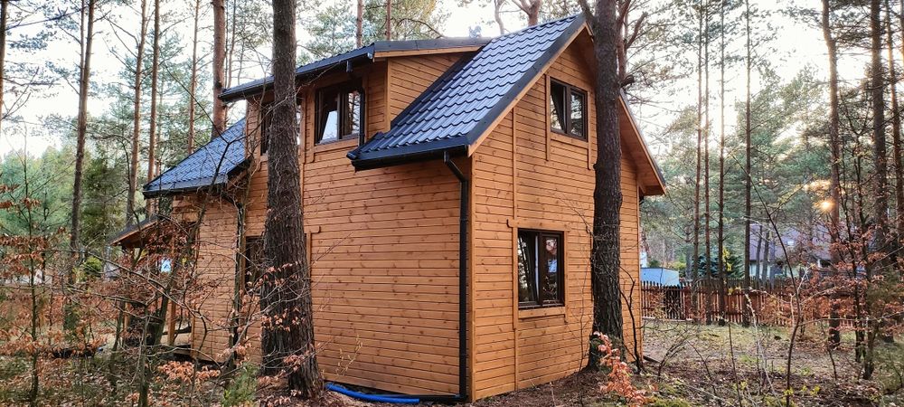 Dom Całoroczny na Zgloszenie WYKOŃCZONY 35m2 +35m  Mieszkalny 70m