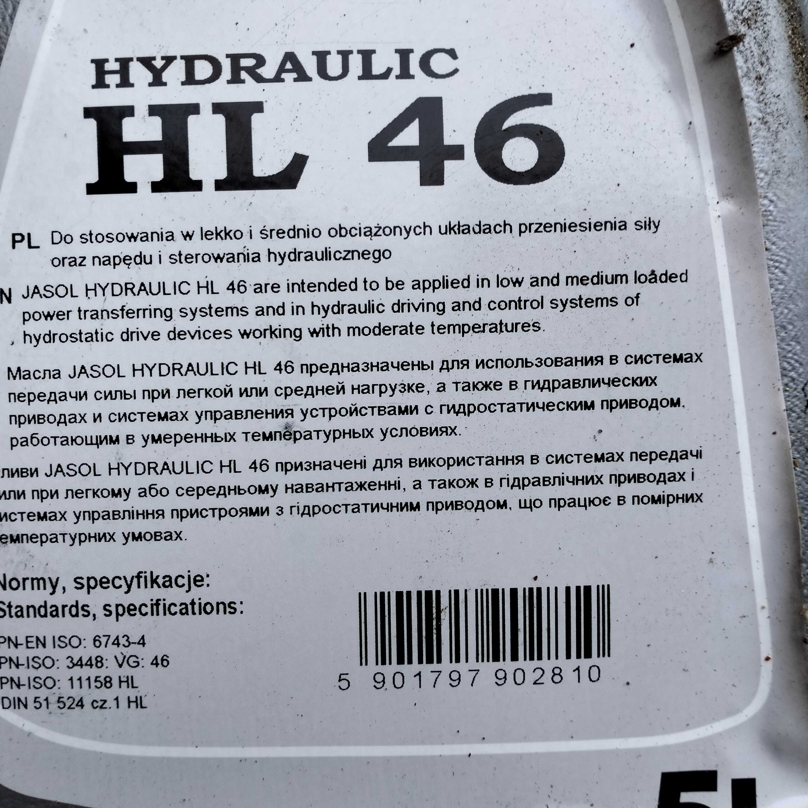 olej hydrol LHL-46 5L ursus zetor mf przekładniowo hydrauliczny