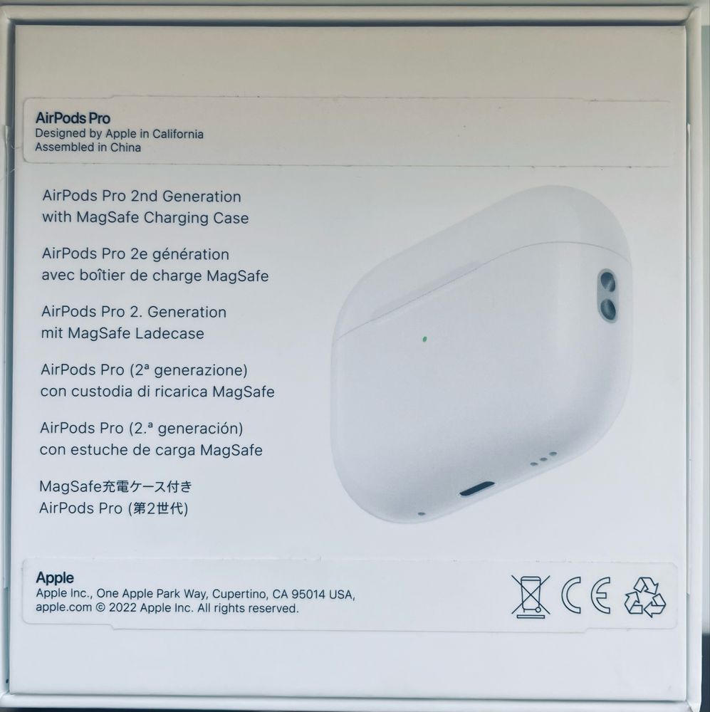 AirPods Pro 2nd gen. (Кейс+ОДИН ЛІВИЙ навушник, ОРИГІНАЛ)