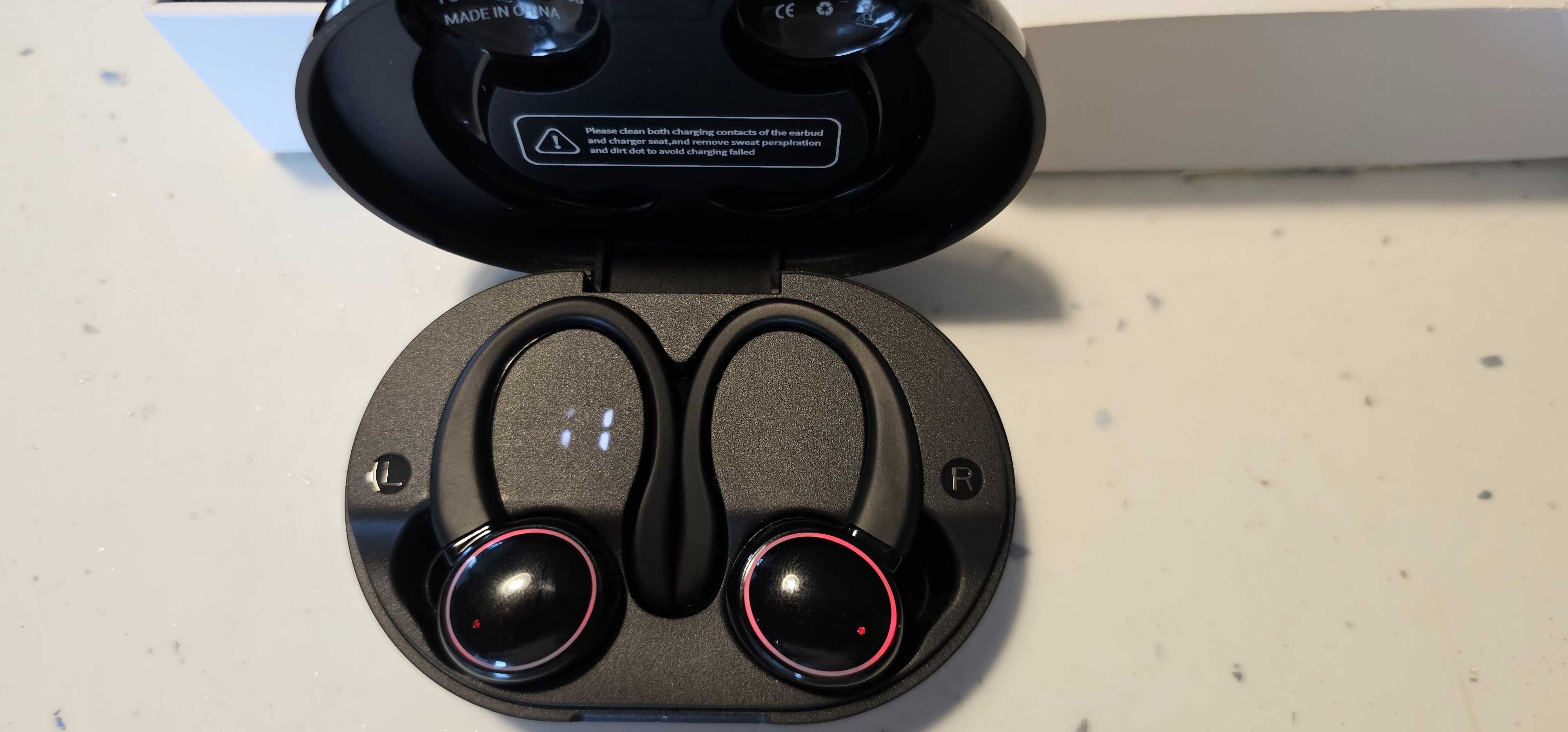 Bluetooth 5.2 słuchawki bezprzewodowe aktywne sportowe.