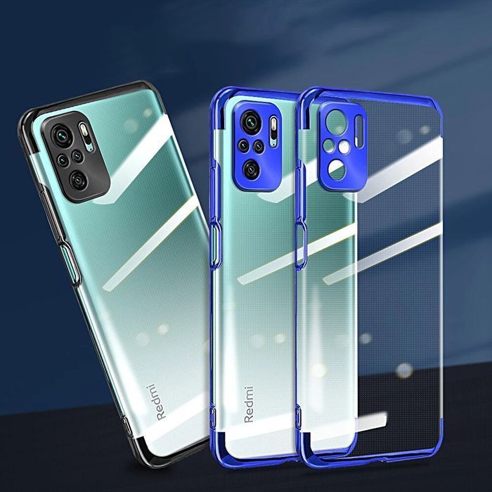 Clear case żelowe etui z ramką Xiaomi Redmi Note 10 5G / Poco M3 Pro