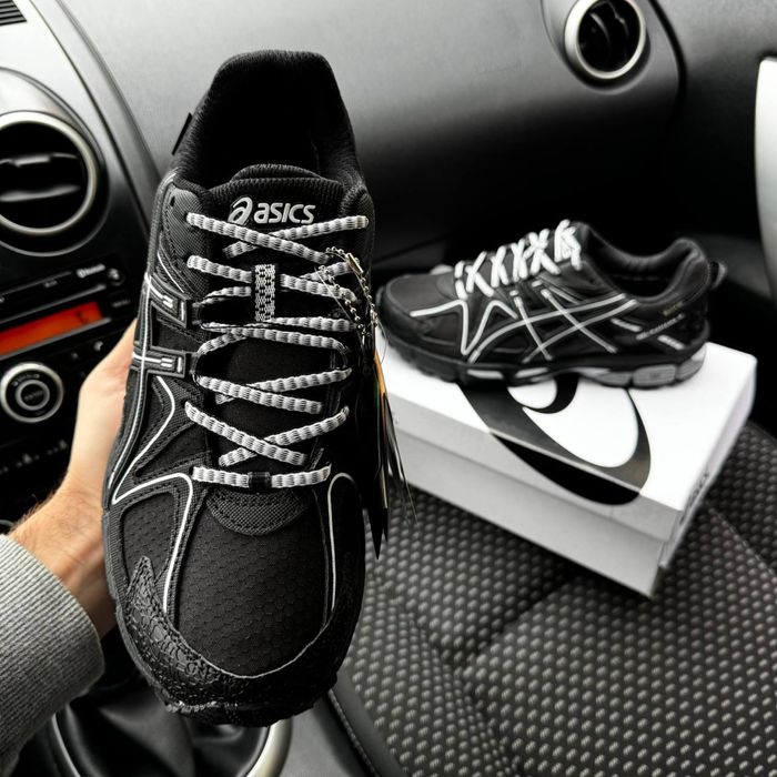 Чоловічі зимові осіні кросівки Gel Kahana 8 black white Gore Tex