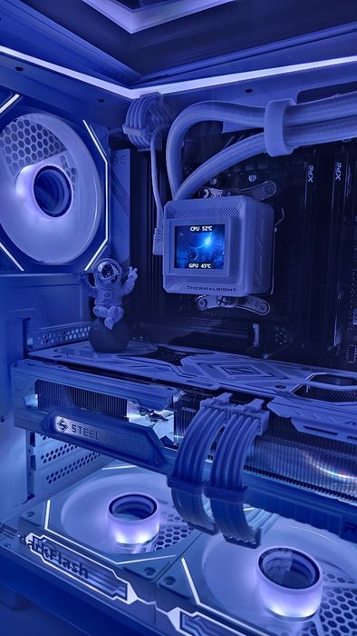 Bialy Komputer Gamingowy/AM5 7500F/RX 9070 16 GB/32 Gb DDR5/1 Tb SSD/