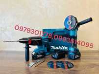 Аккумуляторный набор 2в1 Makita Болгарка DGA504 + Перфоратор DHP202
