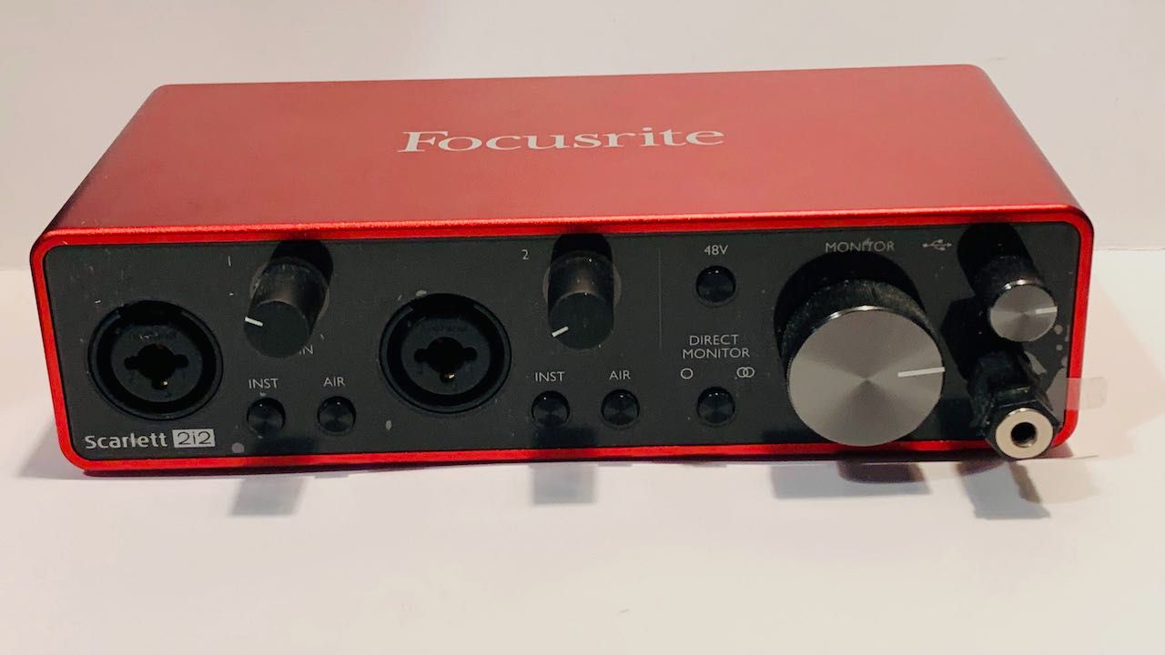 FOCUSRITE Scarlett 2i2 3gen Interfejs Audio USB czerwony