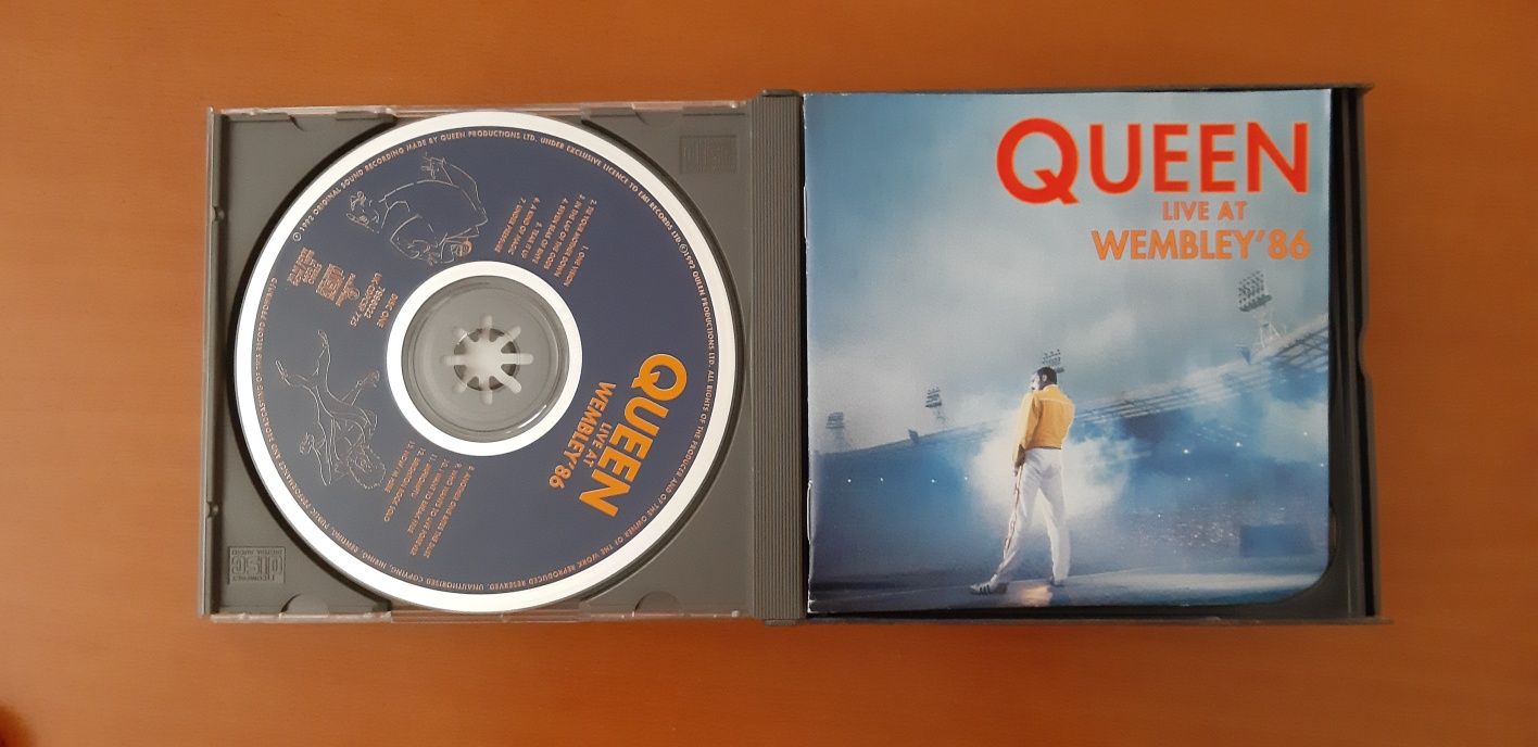 Cd duplo Queen Live at Wembly 86