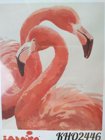 Zestaw malowania po numerach Gracia Flamingo