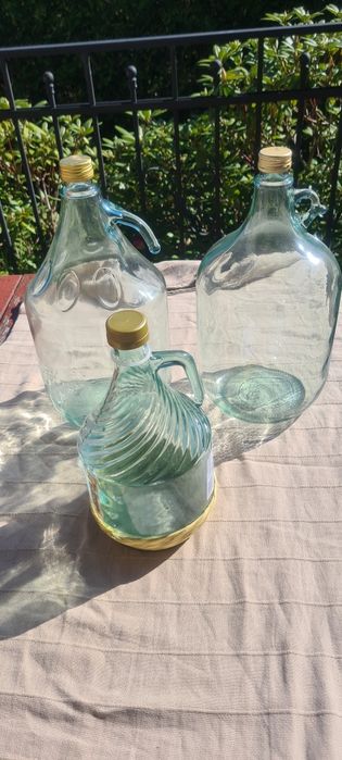 Butelki baniaki,gąsiory z uchwytem