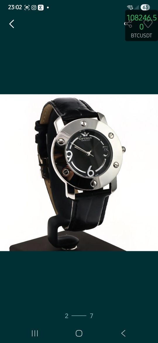 Zegarek Optima Swiss made