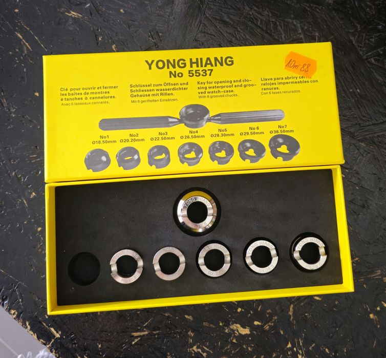 Zestaw 6 pierścieni do zegarków