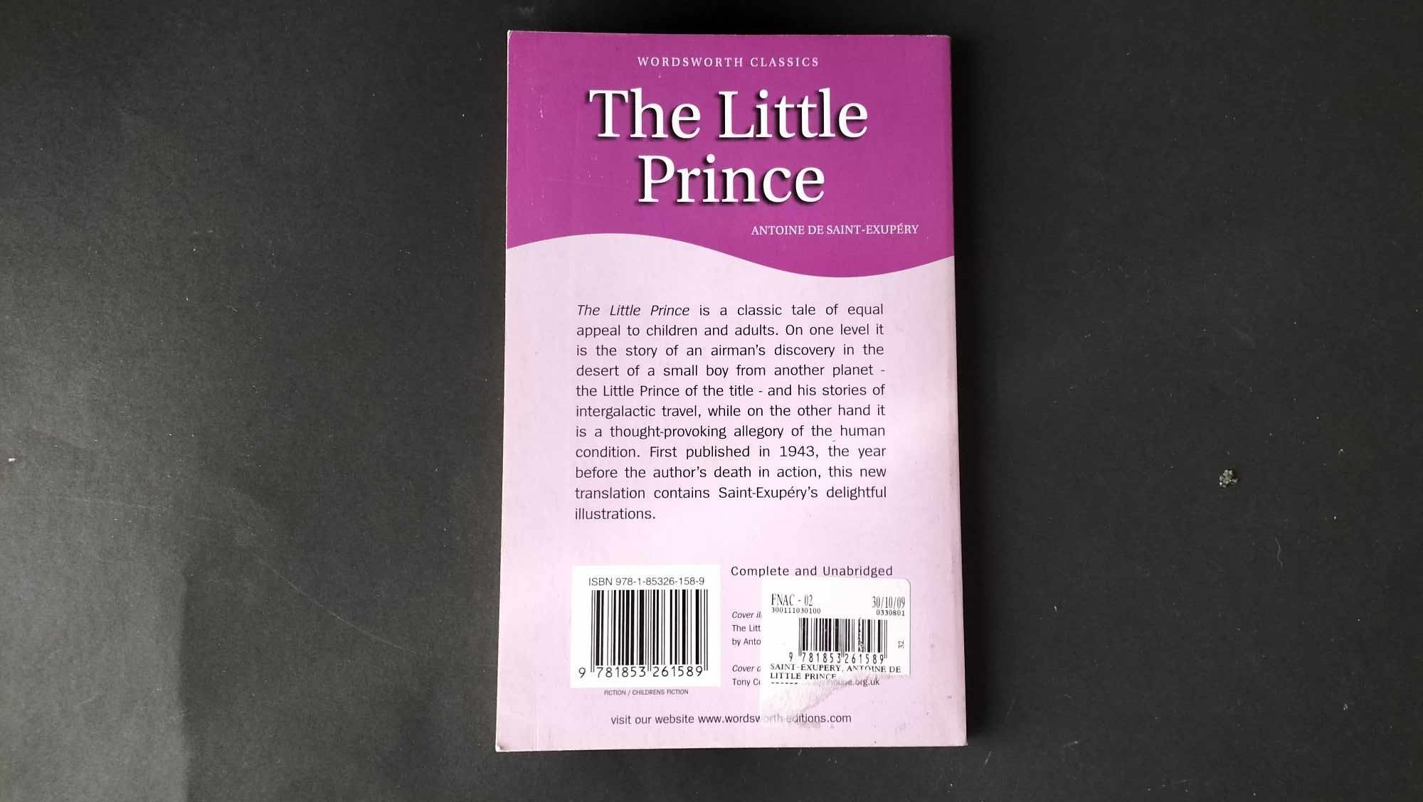 Livro O Pequeno Príncipe em inglês