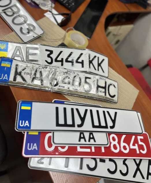 ‼️Дешево‼️ Дубликат автономера, квадратні американські номери автомобі