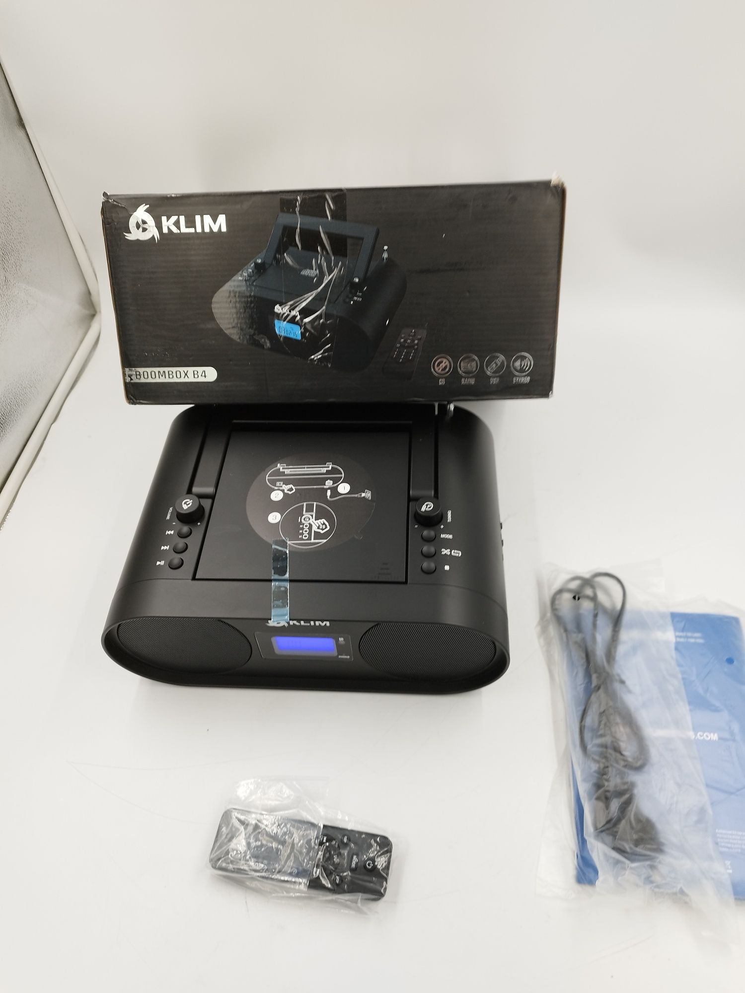 Klim boombox B4 CD bluetooth AUX radio bezprzewodowy