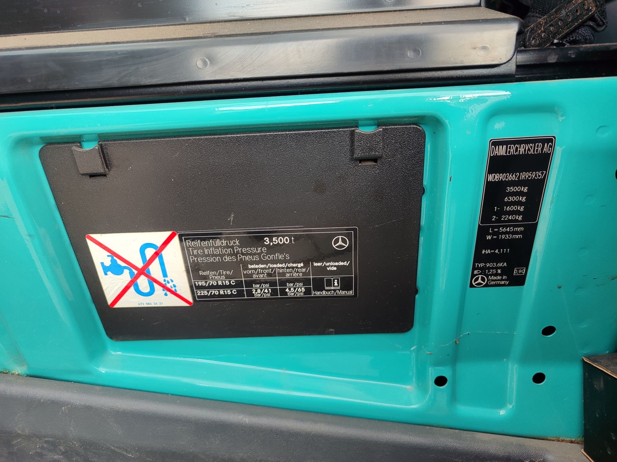 Mercedes Sprinter 313 Ref 3500кг