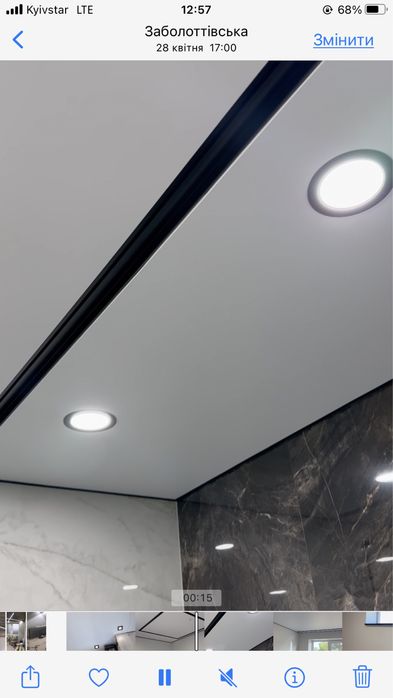 Натяжні стелі. Більше 100 кольорів. Мсд преміум