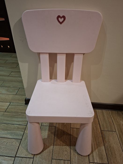 Krzesełko dziecięce RÓŻOWE IKEA  za darmo