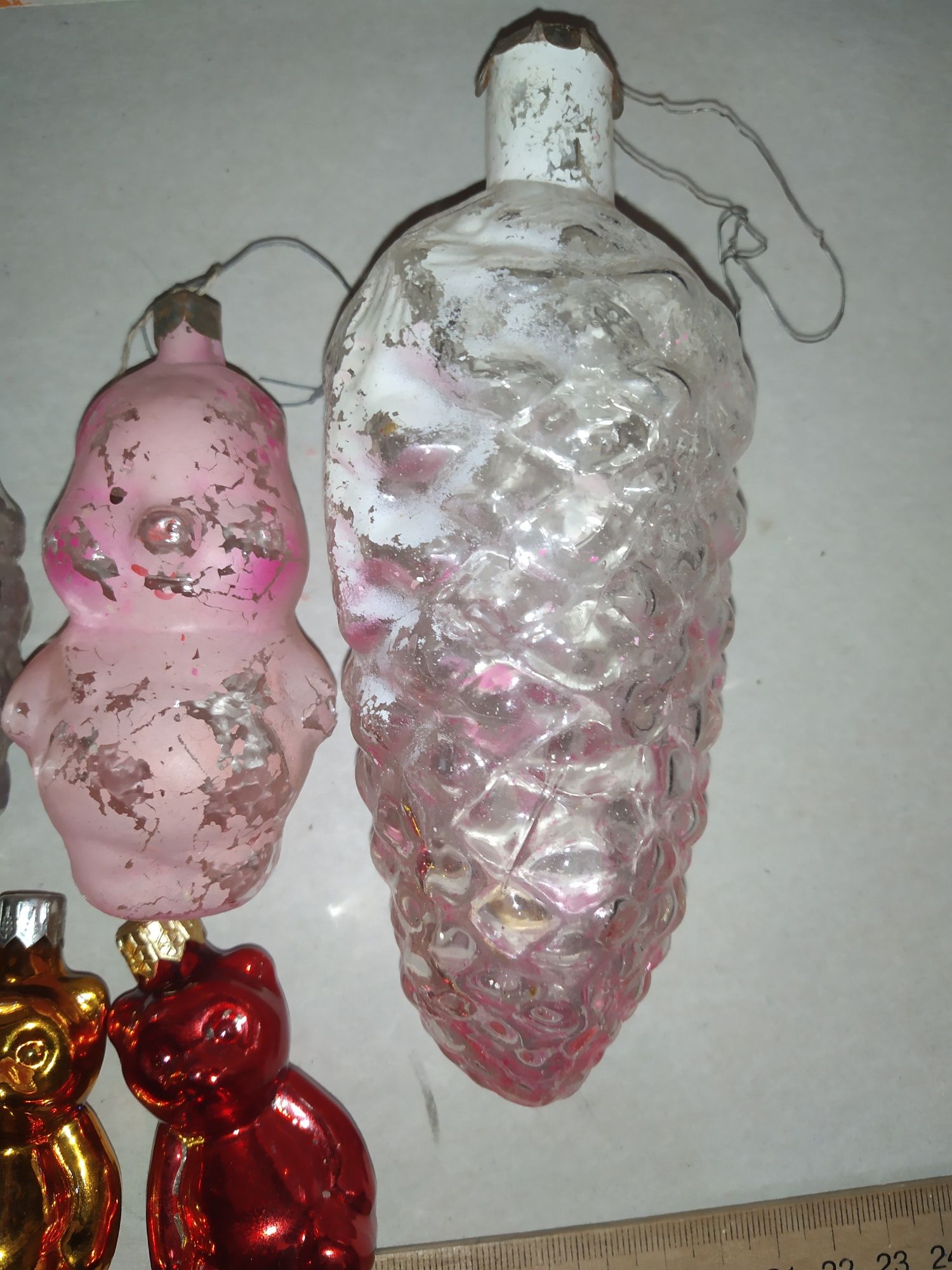 Игрушки новогодние СССР стеклянные 6шт.100грн.за все