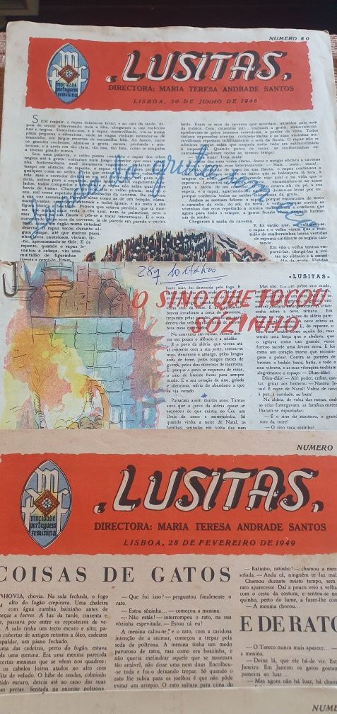 50 exemplares da revista "Lusitas"
