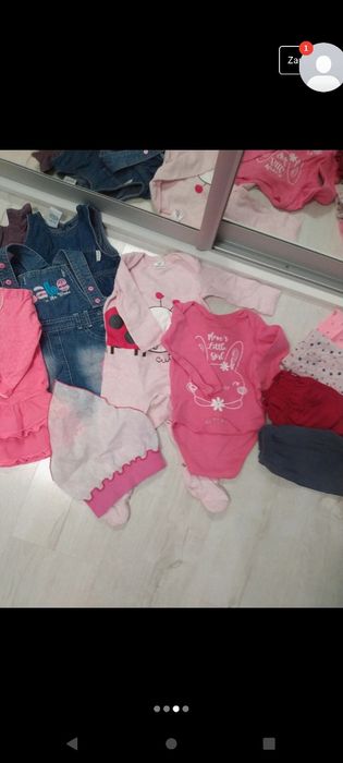 Paka zestaw ubrań dla dziewczynki dla dziecka 68 74