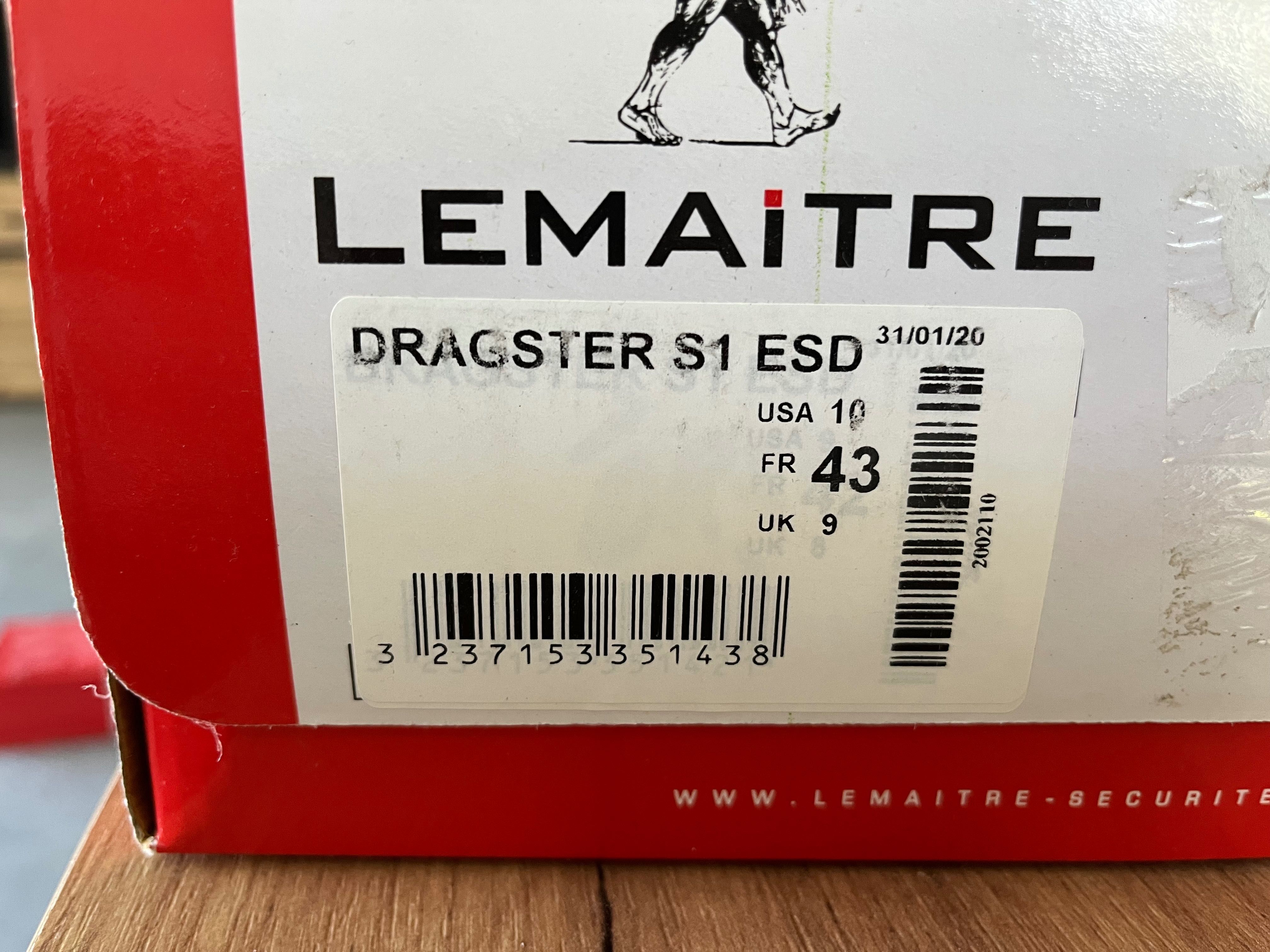 Sandały ochronne Lemaitre DRAGSTER S1 ESD