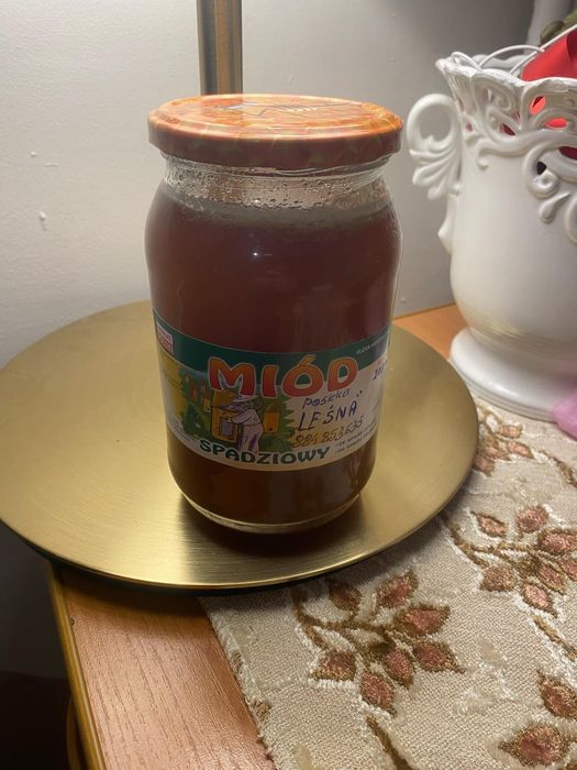 Podlaski tegoroczny miód z własnej pasieki.