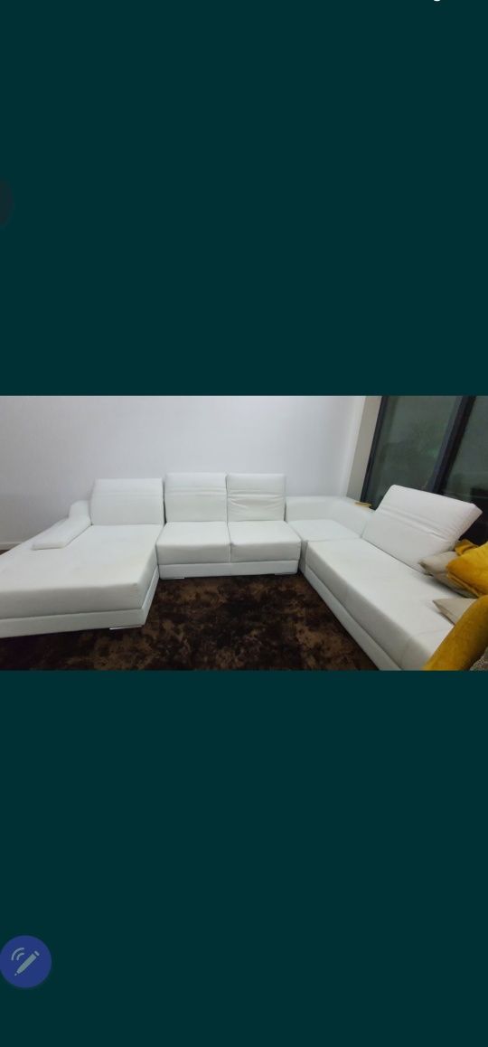 Sofá com 2 chaises longues,  NOVO