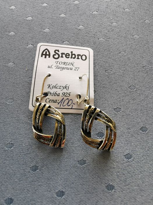 Kolczyki srebrne 925