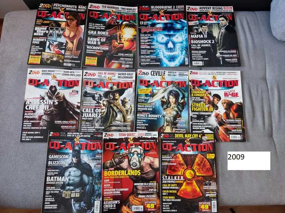 53 szt CDaction, CD-Action 1999 do 2014, wybór