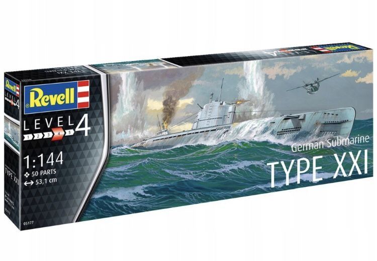 Model do sklejania Revell 05177 German Submarine Type XXI