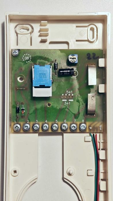 Domofon Wekta TK-6 , uszkodzony , sprawna słuchawka