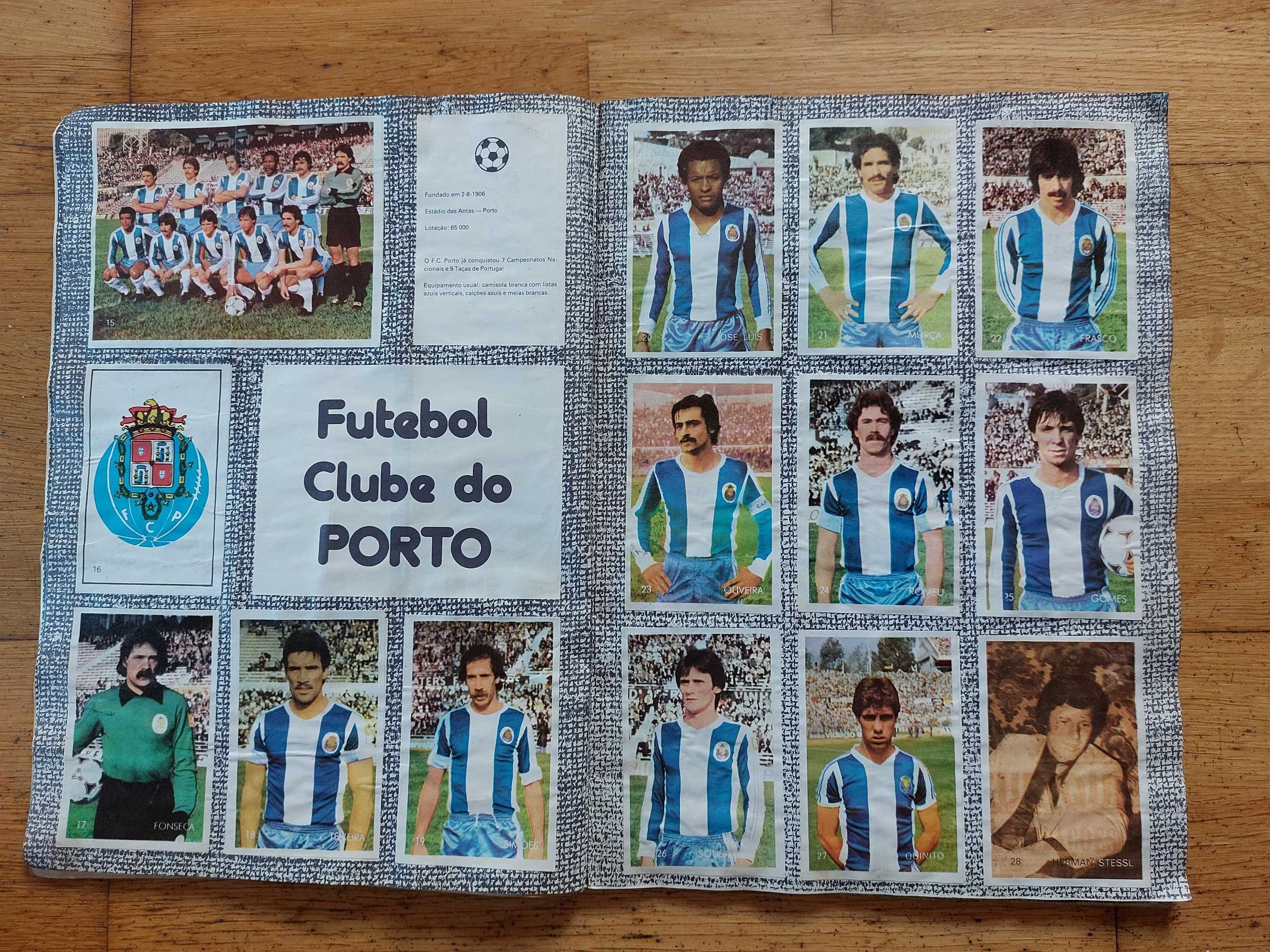 Caderneta de cromos "Top Futebol - 1980-81" Completa