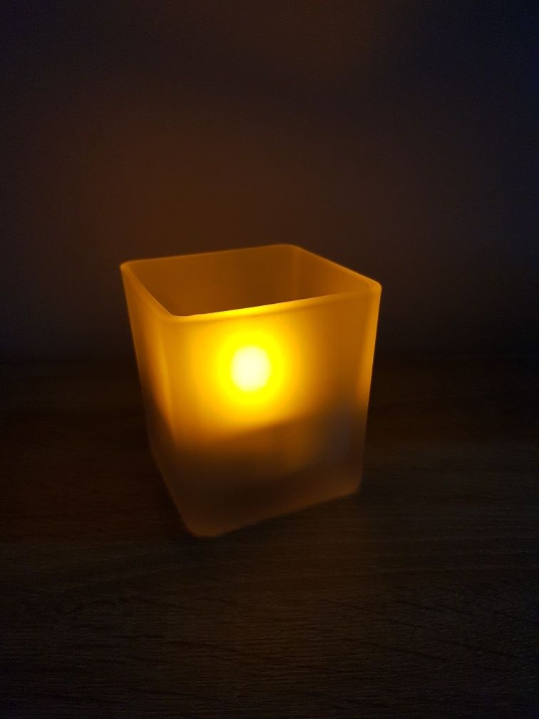 Świeczka led elektroniczna na baterie zestaw 2szt