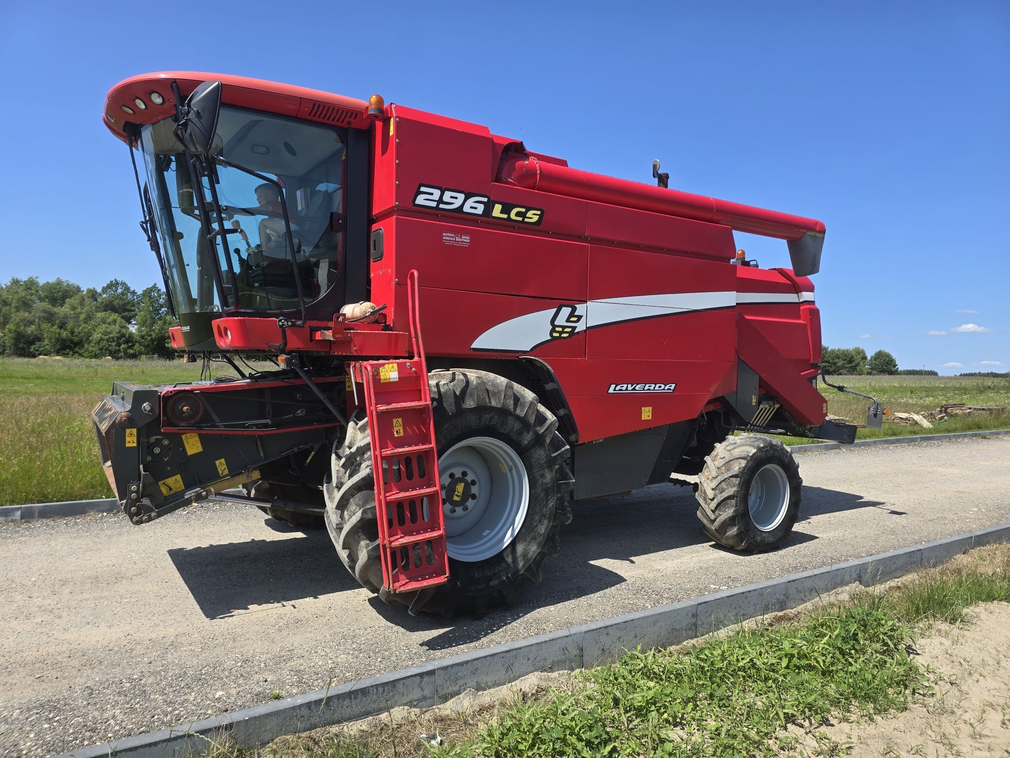 Laverda 296 LCS 2009r. 5.4m klima 4x4 jak massey fendt mf