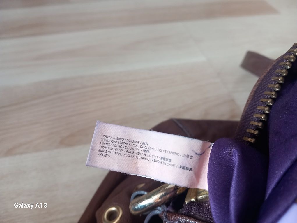 Juicy couture vintage torebka skóra naturalna