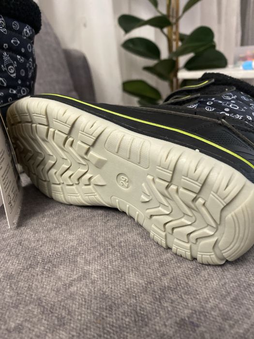 Śniegowce buty zimowe dzieciece, czarne Cleve r. 29