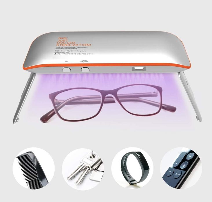 NOVO! Esterilizador UV, 59S UVC LED esterilizador portátil pvp 50€