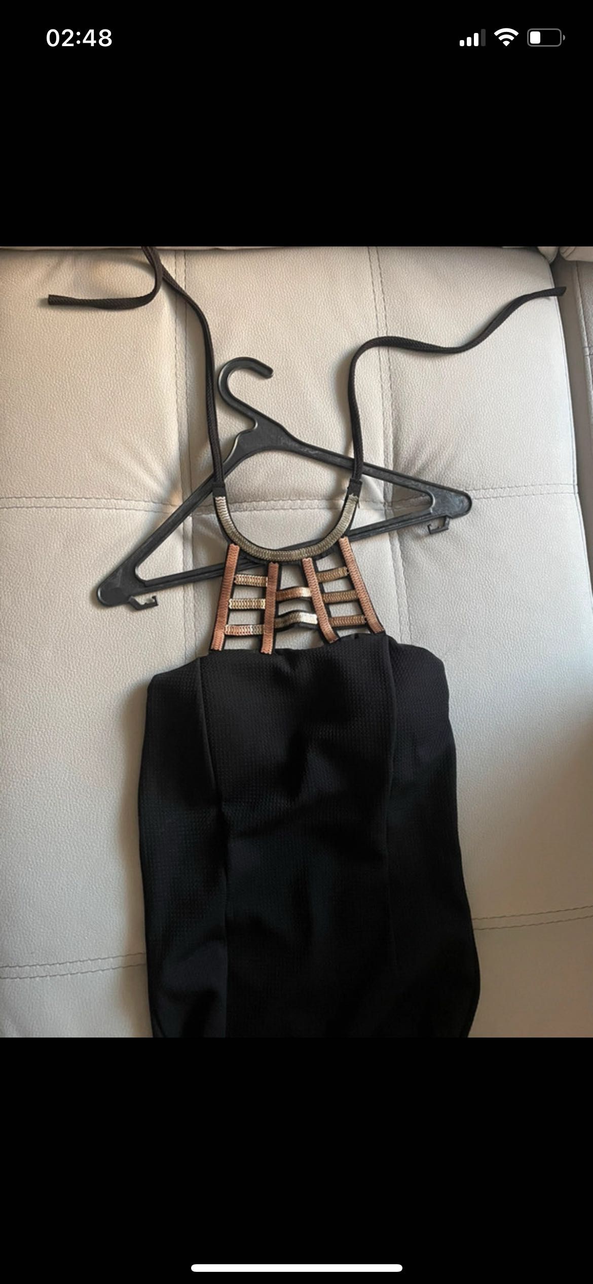 Vestido preto justo curto