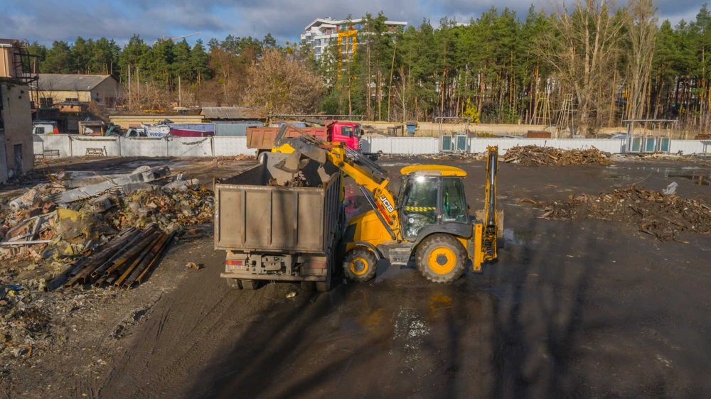 Аренда экскаватор-погрузчик JCB 4сх.Услуги экскаватора. Вивіз сміття