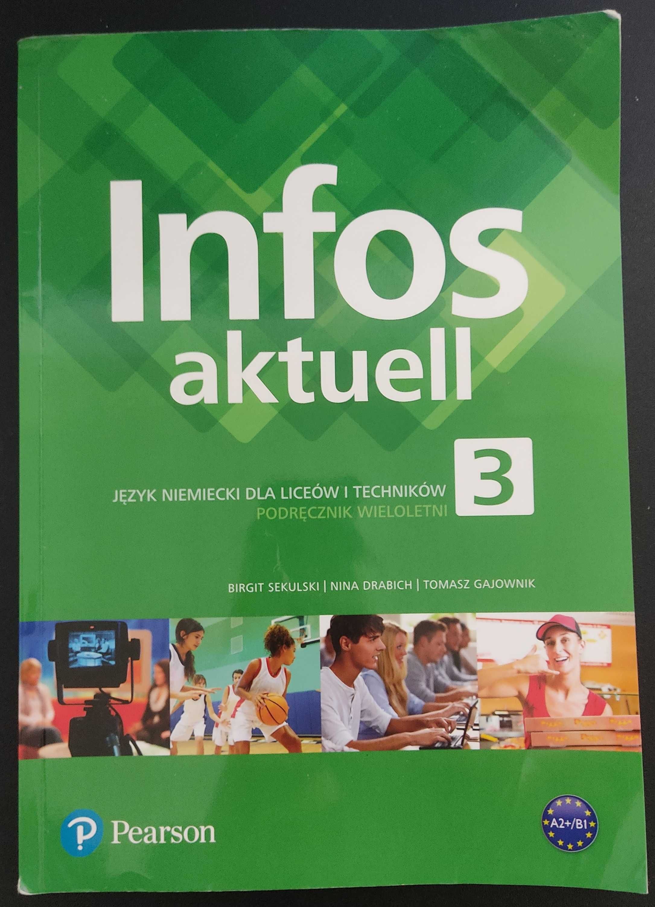 język niemiecki Infos actuell 3 książka podręcznik  do kl III liceum