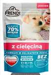 FRENDI saszetka dla psa JUNIOR, kawałki w sosie z cielęciną 10x100g