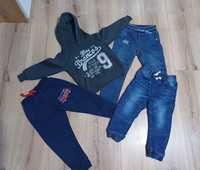 Bluza spodnie jeansy plus sweter gratis