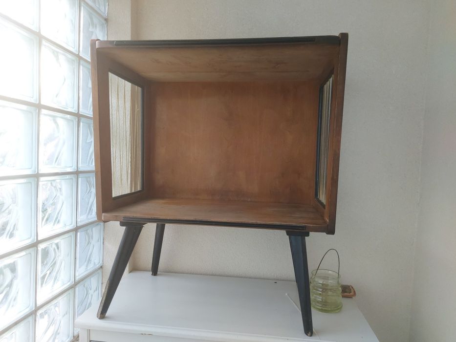 Stolik pod rtv vintage retro prl - żyłka