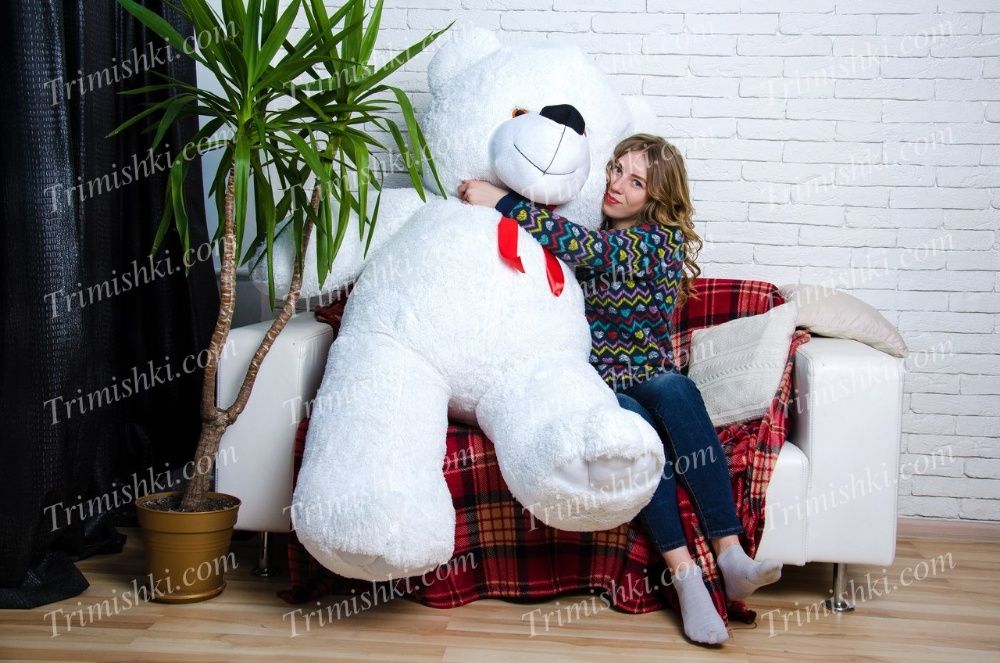 Великий плюшевий ведмедик. Ведмедик Ветлі 200см.