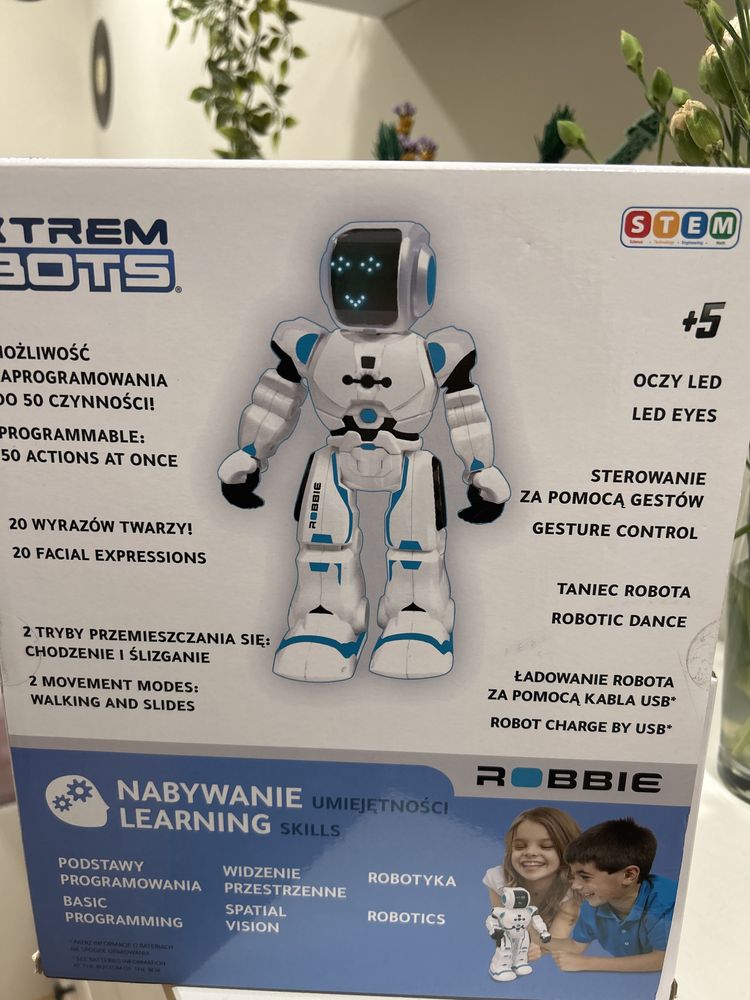 robot sterowany nowy tylko otwarty nie uzywany