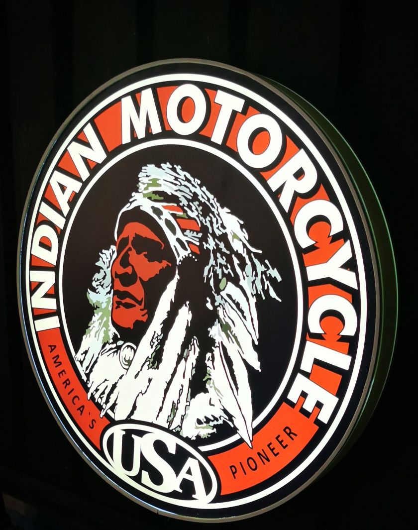 Szyld podświetlany Indian Motorcycle